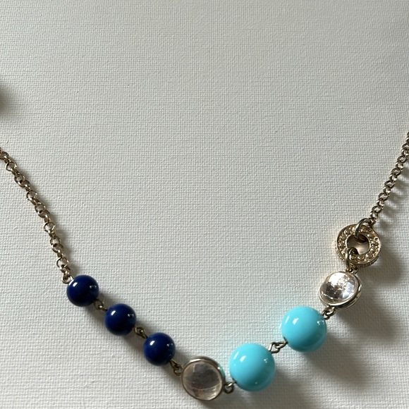 Banana Republic blue and turquoise beaded necklace - Picture 6 of 6